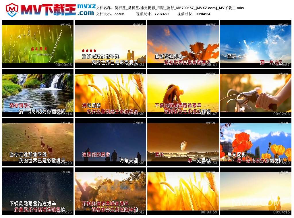 吴析蔓_吴析蔓-捕光捉影_国语_流行_ME700157